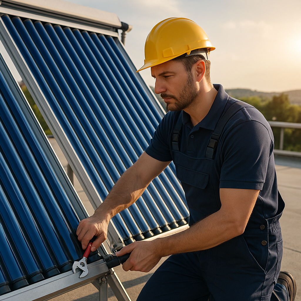Servis solárních termických systémů 1 Servis solárních systémů na ohřev vody
