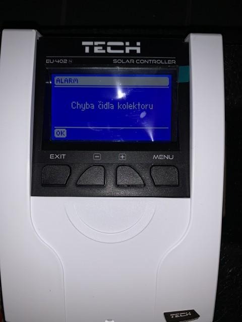 Chyba čidla kolektoru