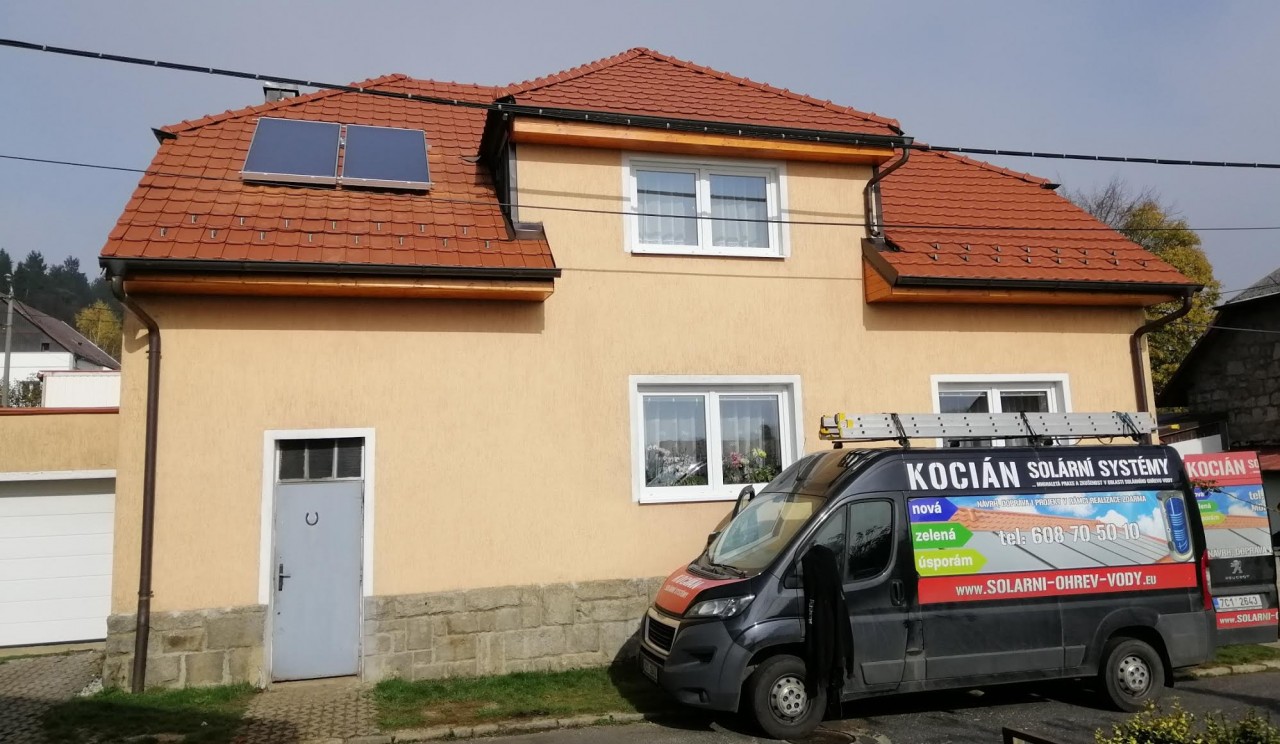 Instalace solárního ohřevu a zajištění dotace