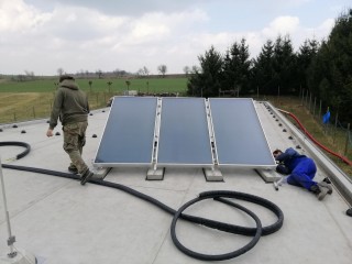 Chystání propojovacího potrubí