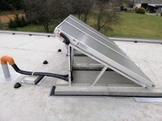 Boční pohled na konstrukci