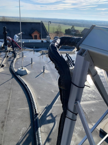 Umístění solárního potrubí