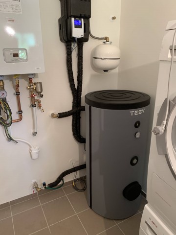 Umístění solárního bojleru