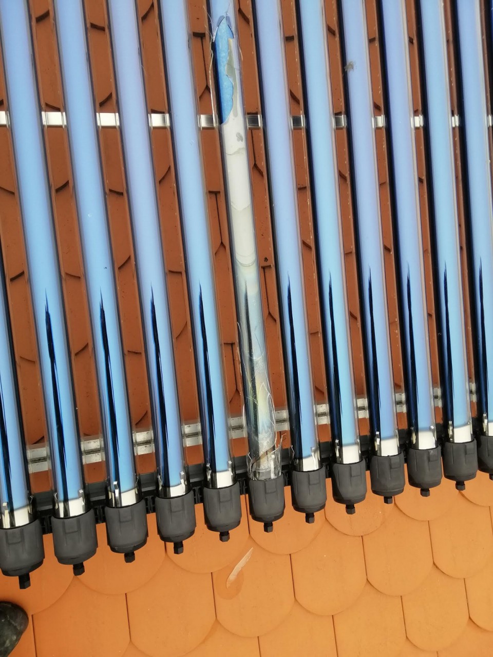 Poškození vakuových trubic od krup