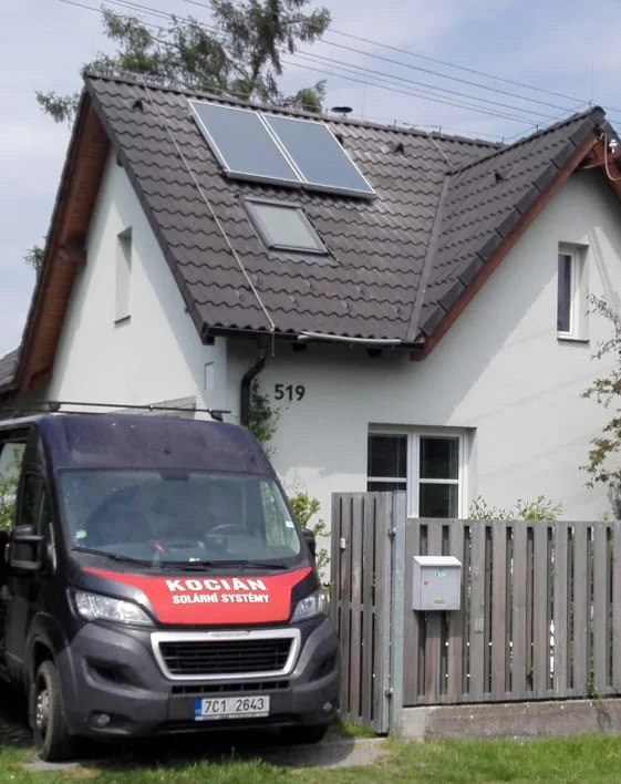 Solární ohřev vody v Chrudimi